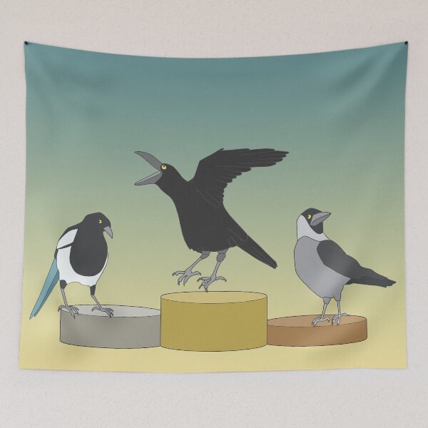 Item preview, Crowing - gold medallist crow designed and sold by colemanco.