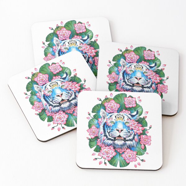 Item preview, Tiger And Flowers designed and sold by svetlana84.