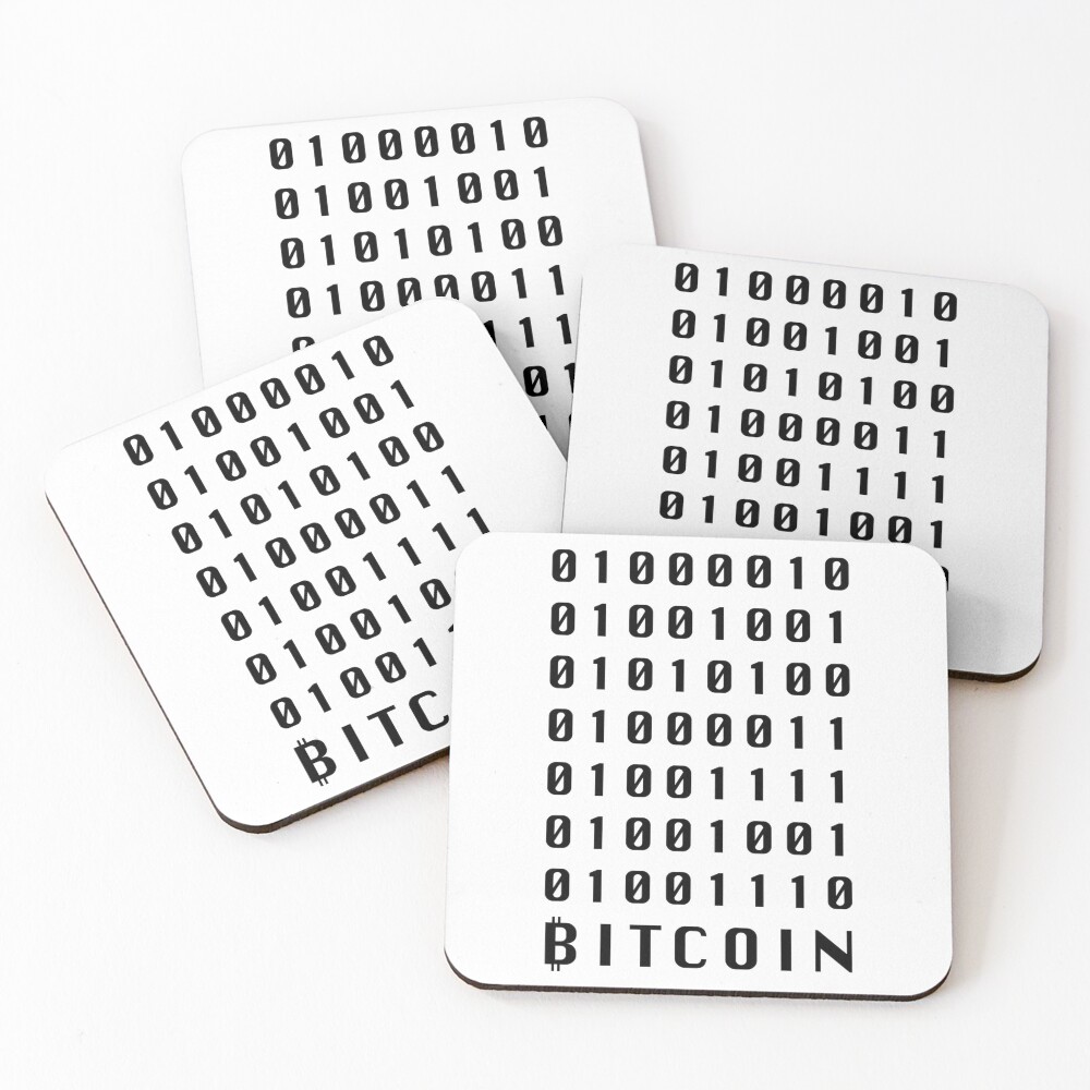 Item preview, Coasters (Set of 4) designed and sold by TheBitcoinStore.