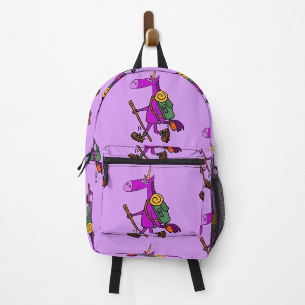 Item preview, Funny Cool Original Unicorn Hiking Art designed and sold by Nature's Fancy.