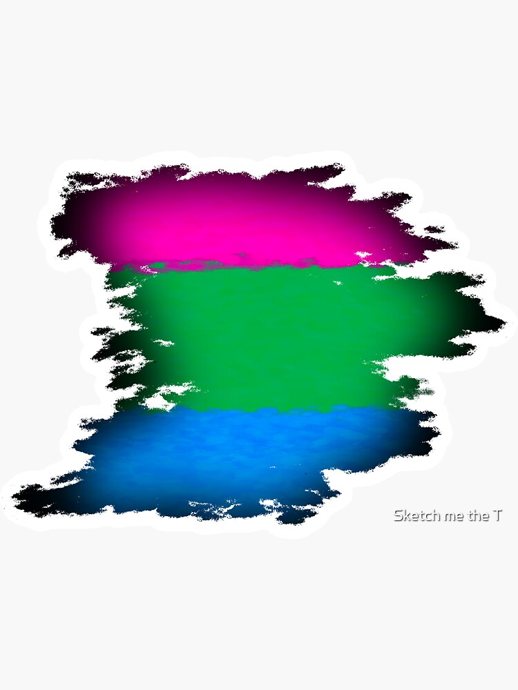 Polysexual Flag Sticker For Sale By Tommjjones Redbubble