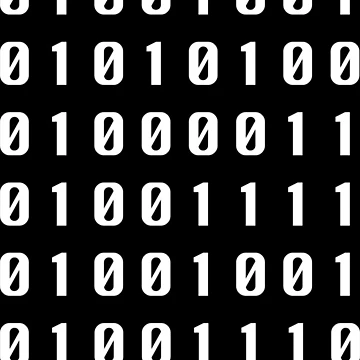 Artwork thumbnail, Bitcoin Binary Code by TheBitcoinStore