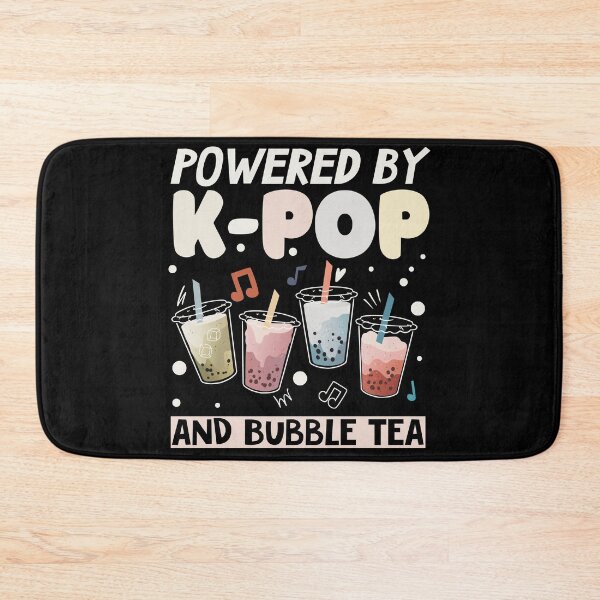 Item preview, Cute Powered by K Pop and Bubble Tea designed and sold by azmndesigns.