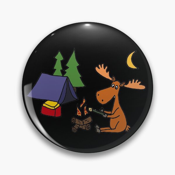 Artikelvorschau, Cooles Funky Moose Camping entworfen und verkauft von Nature's Fancy.