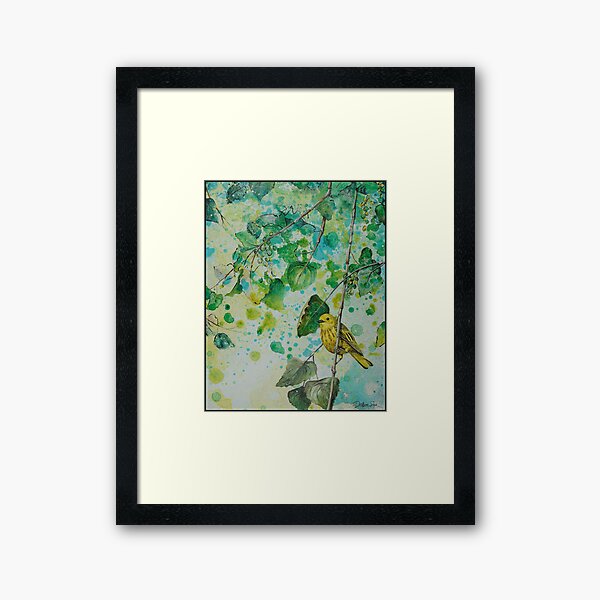 Yellow Warbler Framed Art Print