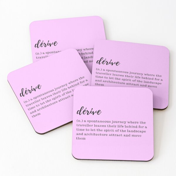 Item preview, dérive - a spontaneous journey where the traveller leaves their life behind for a time to let the spirit of the landscape and architecture attract and move them designed and sold by designair.
