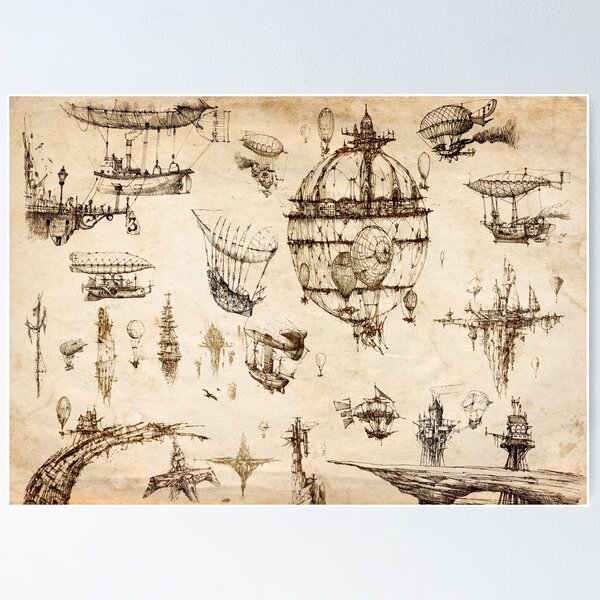 Item preview, Aerostats, balloons, airships designed and sold by Papelylienzo.