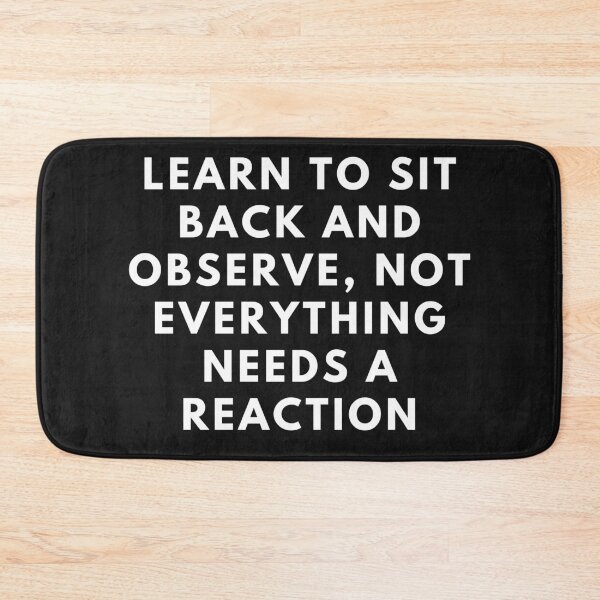 Item preview, Learn To Sit Back And Observe designed and sold by DarkHumorstore.