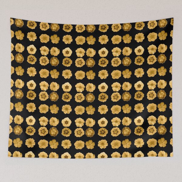 Item preview, Bib flowers 9 Primrose Flowers in Sepia Colors designed and sold by CottoVerdi.