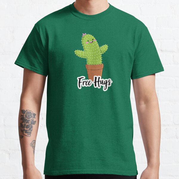 Free Hugs Cactus T Shirts Redbubble