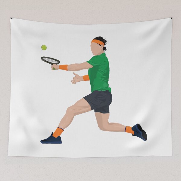 Item preview, Tennis player in action designed and sold by nikolaj1301.