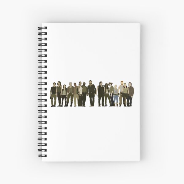 TWD CAST - PORTRAIT DE LA SAISON 5 Cahier à spirale