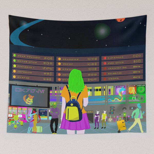 Item preview, Girl in Space Port  designed and sold by altdisney.