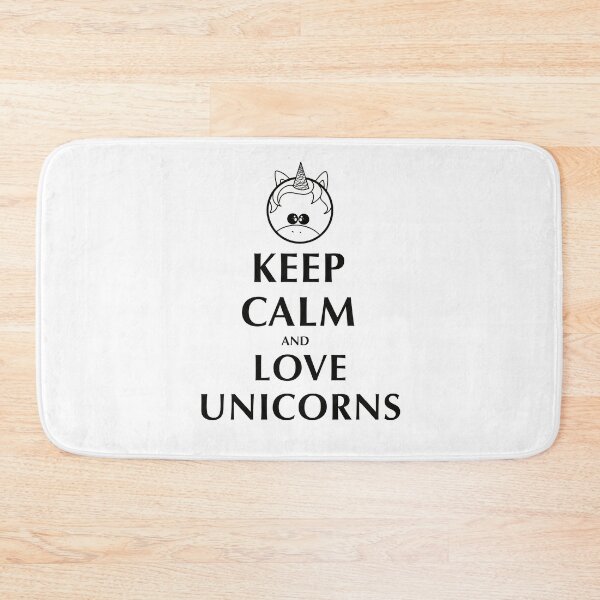 Item preview, Keep calm and love unicorns designed and sold by lovingkakeart.