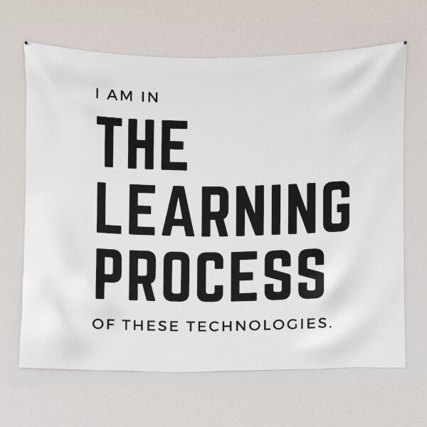 Item preview, I am in the learning process of these technologies (white) designed and sold by RIOGRAPHIC.