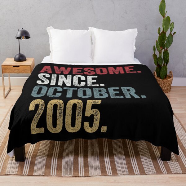 Item preview, Awesome Since October 2005 15th Birthday 15 Years Old designed and sold by MagicBoutique.
