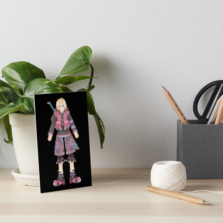 Shulk Xenoblade Chronicles Art Board Print
