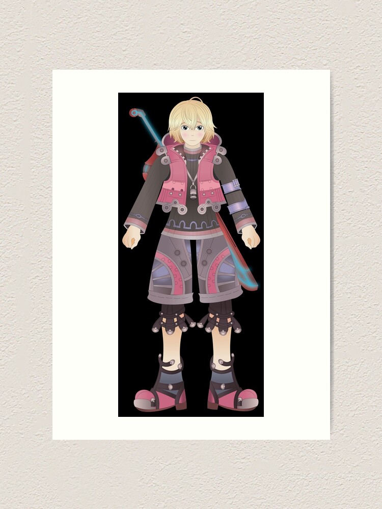 Alternate view of Shulk Xenoblade Chronicles Art Print