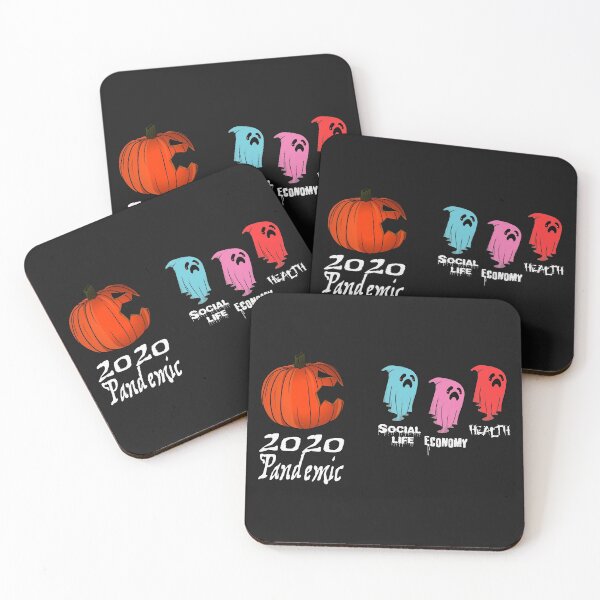 Item preview, pumpkin eating ghosts - 2020_black designed and sold by jc007.