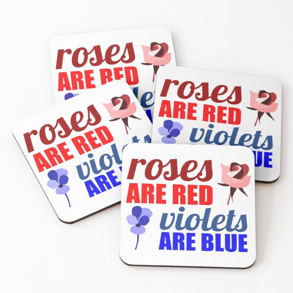 Item preview, Roses are Red, Violets are Blue designed and sold by RainbowFishArt.
