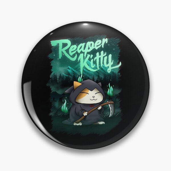 Item preview, Halloween Cat Reaper Kitty designed and sold by Takeda-art.