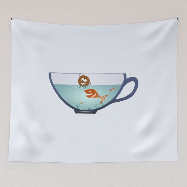 Item preview, Cookie and Fish in Cup designed and sold by Roy Store.