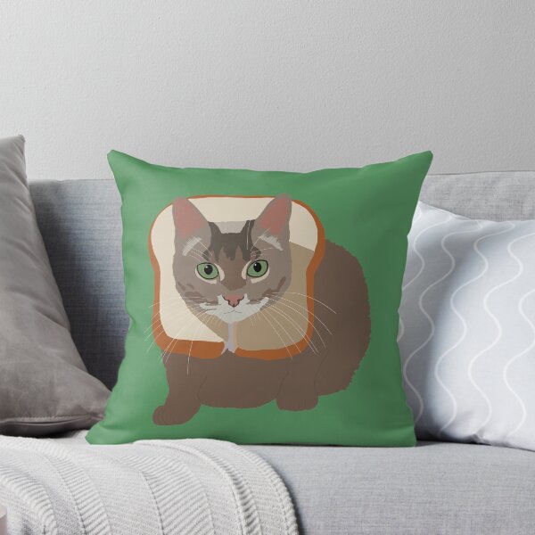 Item preview, bread cat  designed and sold by BadluckDesigns.