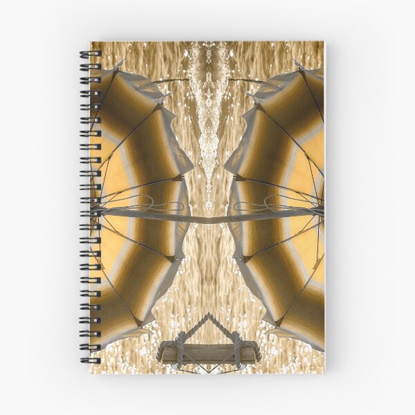 Item preview, beach umbrellas on the background of sea, light reflections designed and sold by Flavio Vieri.