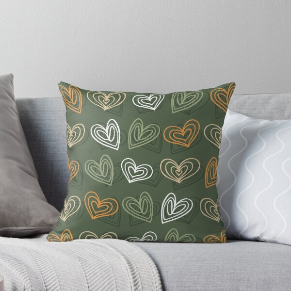 Item preview, Vector green honeymoon adventure hearts repeat pattern.  designed and sold by jamiesoondesign.