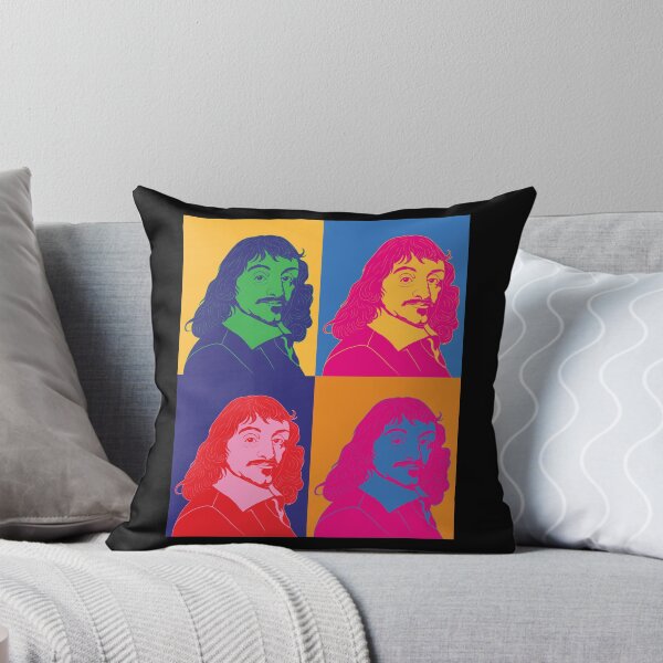Item preview, Pop Art Portrait Philosopher Rene Descartes graphic designed and sold by jakehughes2015.