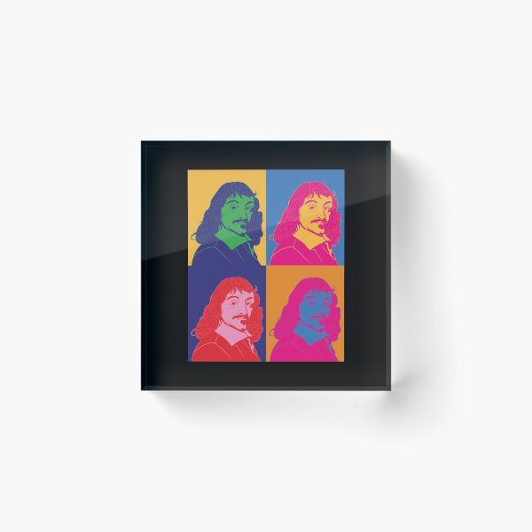Item preview, Pop Art Portrait Philosopher Rene Descartes graphic designed and sold by jakehughes2015.