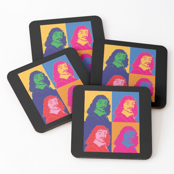 Item preview, Pop Art Portrait Philosopher Rene Descartes graphic designed and sold by jakehughes2015.