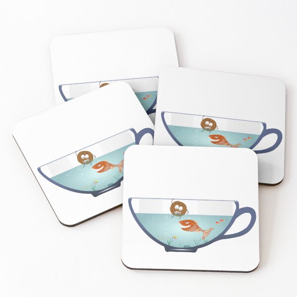 Item preview, Cookie and Fish in Cup designed and sold by Roy Store.