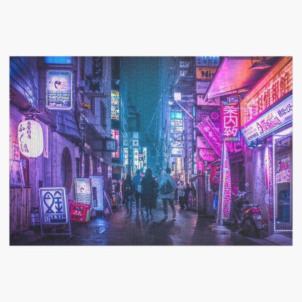 Tokyo Neo Future Cyberpunk Jigsaw Puzzle