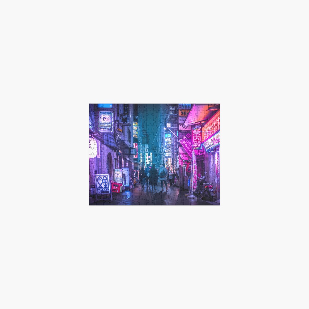 Tokyo Neo Future Cyberpunk Jigsaw Puzzle