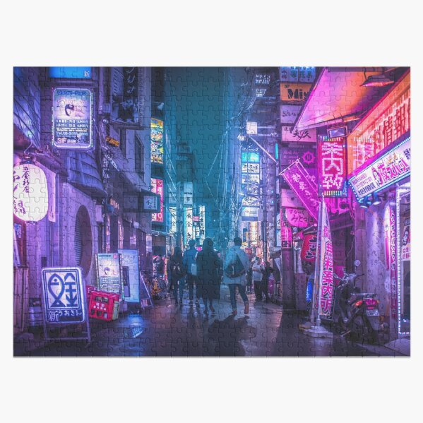 Tokyo Neo Future Cyberpunk Jigsaw Puzzle