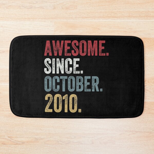 Item preview, Awesome Since October 2010 10th Birthday 10 Years Old designed and sold by MagicBoutique.