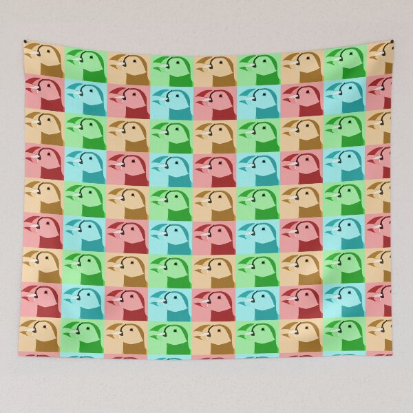 Item preview, Puffin Pop Art designed and sold by RainbowFishArt.