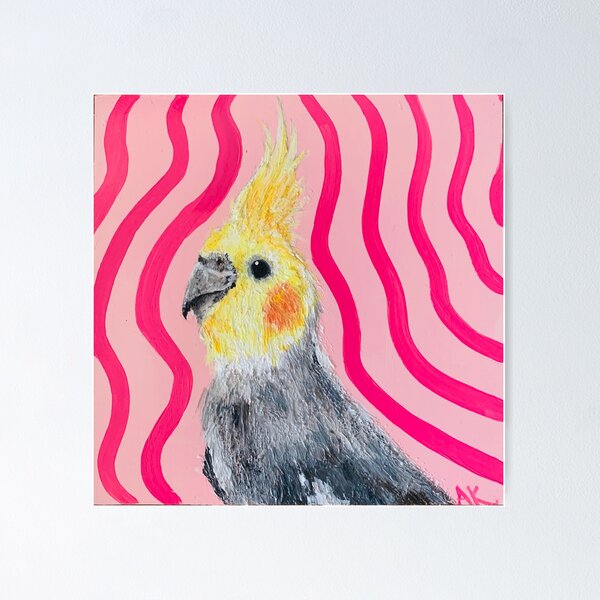 Item preview, Bright Cockatiel  designed and sold by Amanda Kovasala.