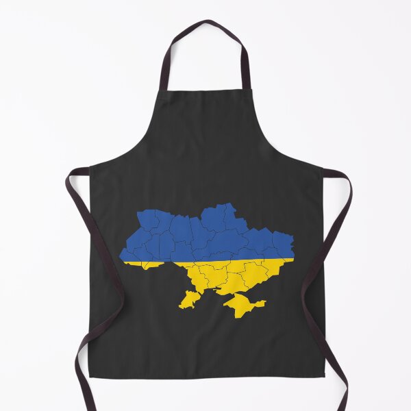 Item preview, Mapa de la bandera de Ucrania con regiones designed and sold by Alo.