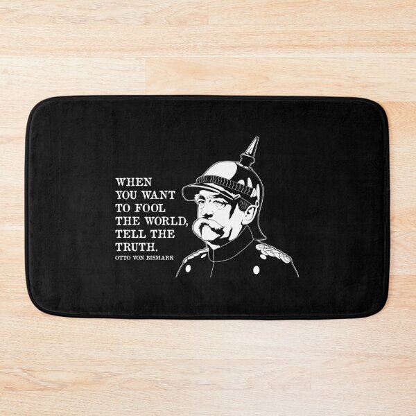 Item preview, Fool The World Famous Quote Otto Von Bismarck print designed and sold by jakehughes2015.