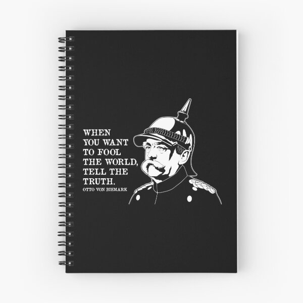 Item preview, Fool The World Famous Quote Otto Von Bismarck print designed and sold by jakehughes2015.