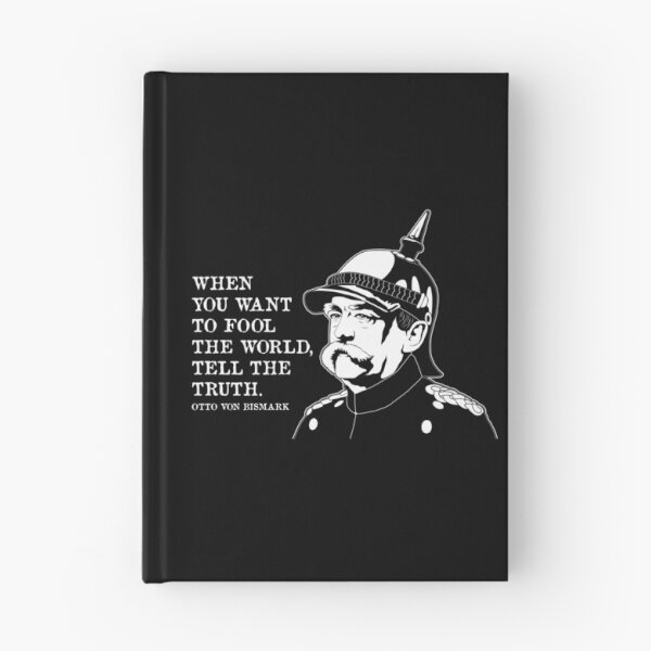 Item preview, Fool The World Famous Quote Otto Von Bismarck print designed and sold by jakehughes2015.