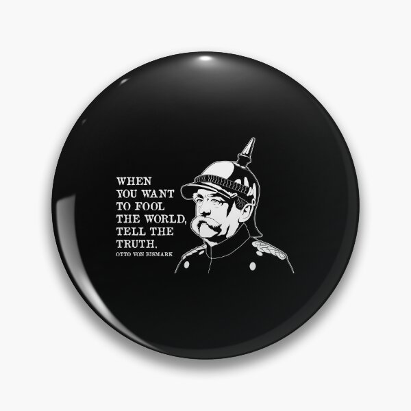 Item preview, Fool The World Famous Quote Otto Von Bismarck print designed and sold by jakehughes2015.