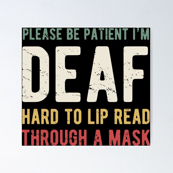 Item preview, Deaf Awareness Social Distancing designed and sold by d247.