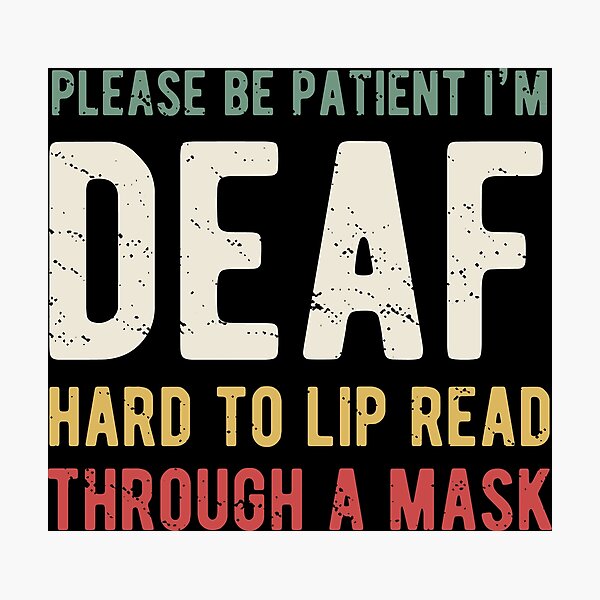 Item preview, Deaf Awareness Social Distancing designed and sold by d247.