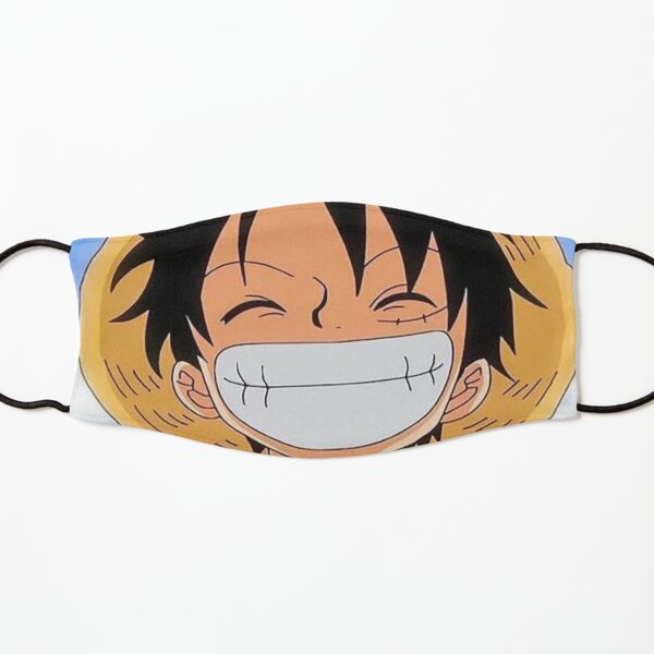Luffy Kids Masks Redbubble - one piece luffy face roblox