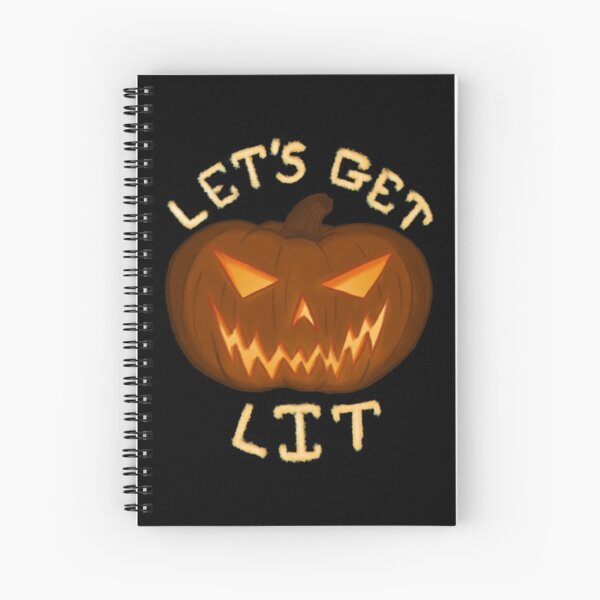 Let's Get Lit Spiral Notebook