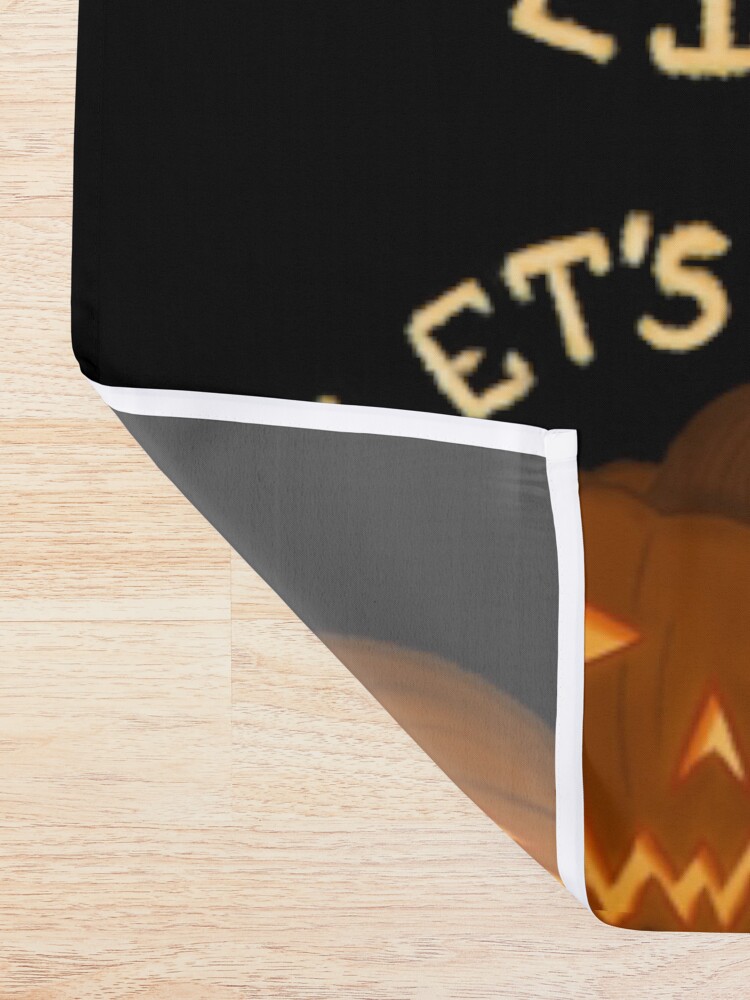 Alternate view of Let's Get Lit Shower Curtain