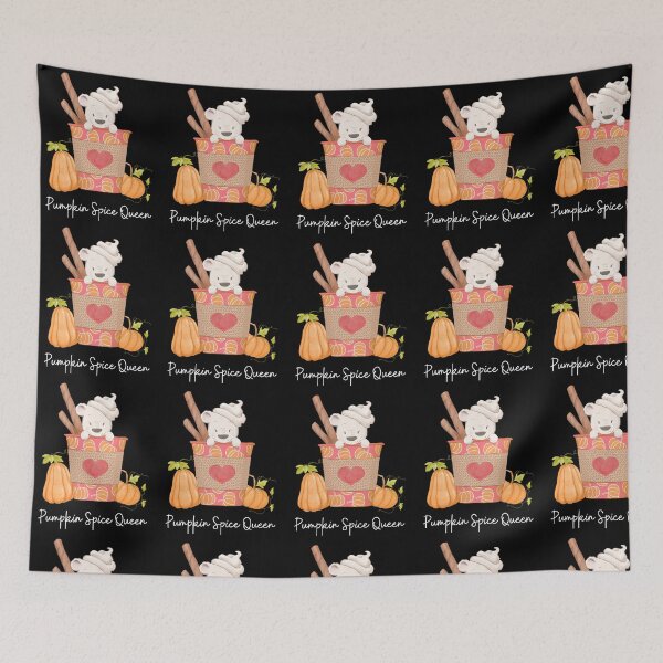 Item preview, Pumpkin Spice Queen | Cute White Bear Design Gift Idea designed and sold by InkItStudio.